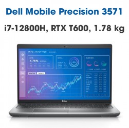 Laptop Dell Mobile Precision 3571 (Intel Core i7-12800H | 16GB | 512GB | RTX™ T600 | 15.6 inch FHD | Ubuntu Linux)