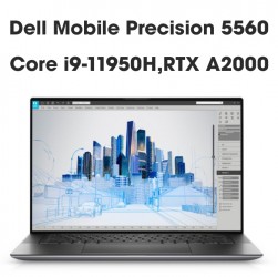 Laptop Dell Mobile Precision 5560 (Core i9-11950H | 16GB | 512GB | RTX A2000 4GB | 15.6 inch FHD | Ubuntu Linux | Xám)