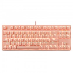Bàn phím cơ E-DRA EK387L Pink Red switch
