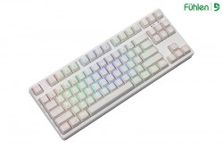 Bàn phím cơ Fuhlen T87s Pro Wireless White Fuhlen Pro Red switch