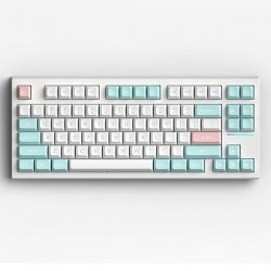 Bàn phím cơ FL-Esports FL750 Marshmallow 3 Mode Gasket Mount Kailh MX Cool Mint switch