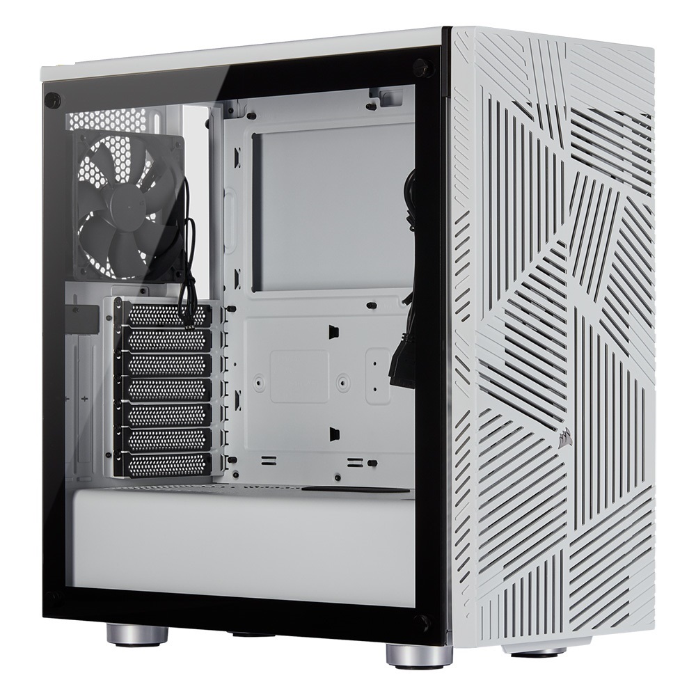 Vỏ Case Corsair cường lực 275R Airflow TG White (CC-9011182-WW)