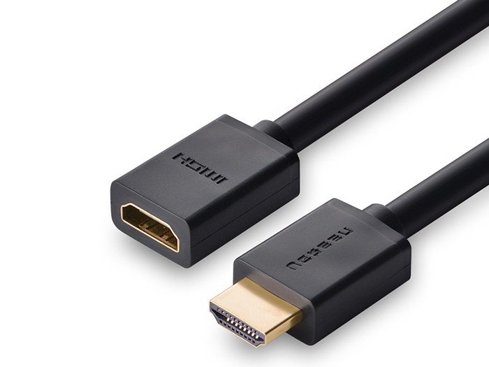 Cáp HDMI Ugreen UG-10141 nối dài 1M hỗ trợ 4K 2K chính hãng