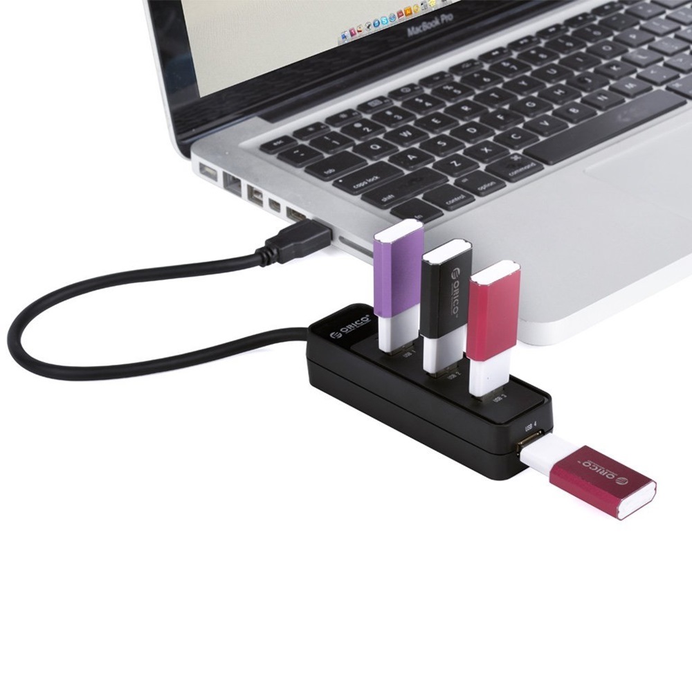 Bộ chia 4 Port USB 3.0 ORICO W5PH4-U3 - 4 cổng USB 3.0