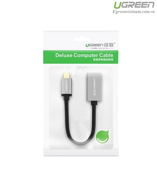 Cáp OTG USB Type C to USB 3.0 chuẩn A cổng âm chính hãng Ugreen UG-30645