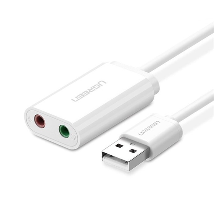 Cáp chuyển từ USB 2.0 to 3.5mm Ugreen UG-30143 (Card sound USB)