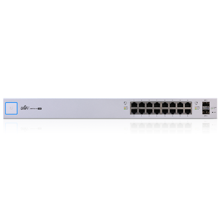 Switch Ubiquiti UniFi 16-Port Gigabit PoE 150W (US-16-150W)