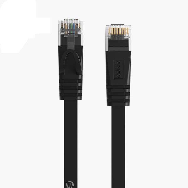 Cáp mạng Orico PUG-C6B-50-BK 5m 32AWG dây dẹt