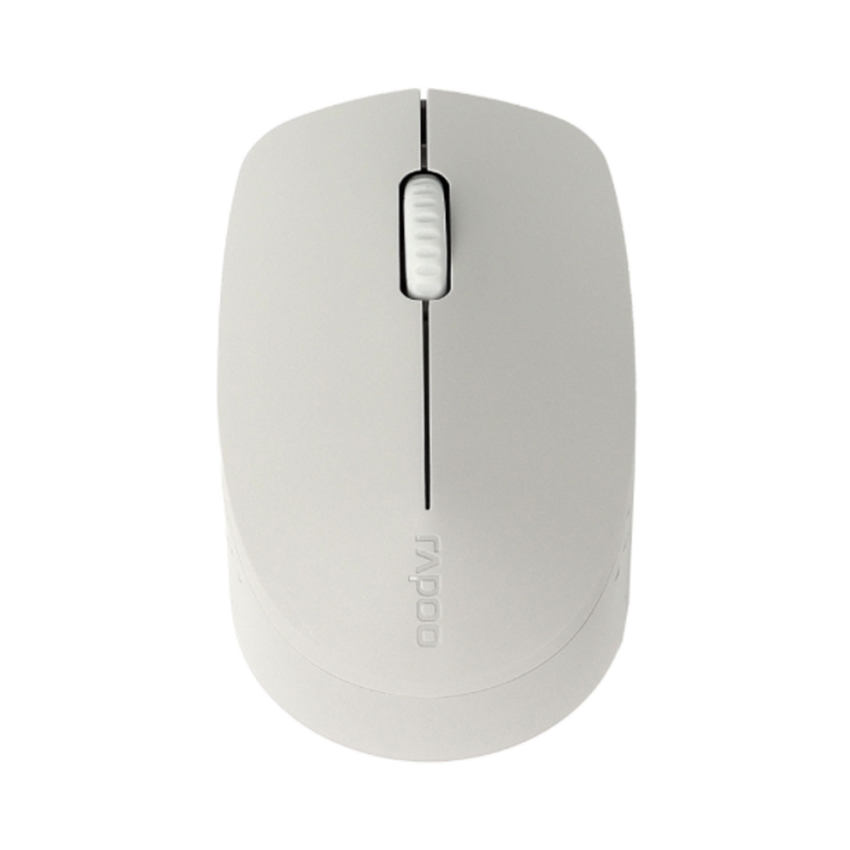 Chuột không dây Rapoo M100 Silent xám trắng