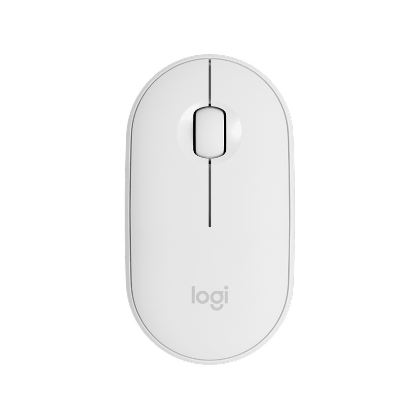Chuột không dây Logitech Pebble M350 Wireless/ Bluetooth màu trắng 910-005600