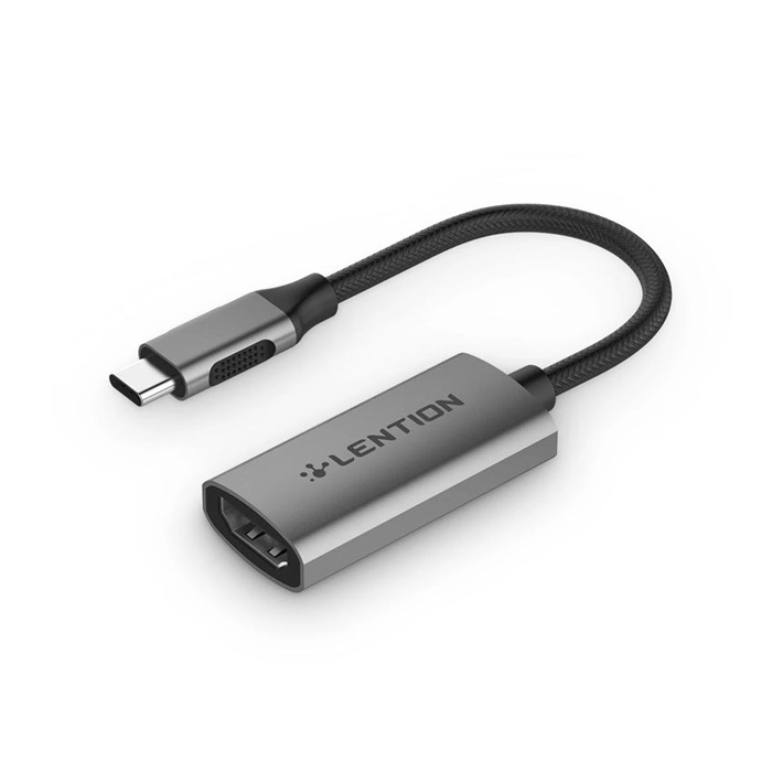 Bộ chuyển đổi Type C sang HDMI (4K 60Hz) Lention CU607H - Xám