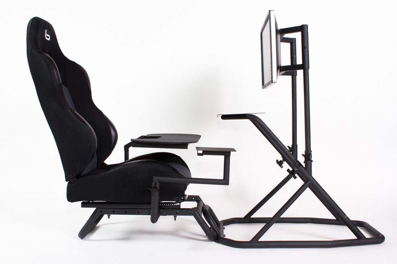 Buồng giả lập lái xe Obutto Ozone Racing SIM / Flight SIM / Workstation ( chưa bao gồm thiết bị lái , màn hình ...)
