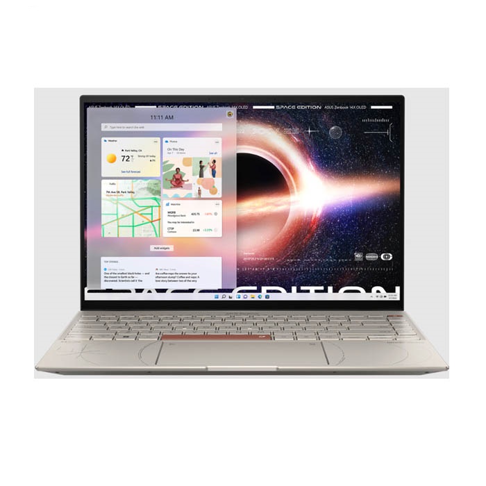 Laptop Asus Zenbook 14X OLED UX5401ZAS-KN070W (Core™ i7-12700H | 16GB | 1TB SSD | Intel Iris Xe | 14.0-inch 2.8K OLED | Windows 11 | Zero-G Titanium)