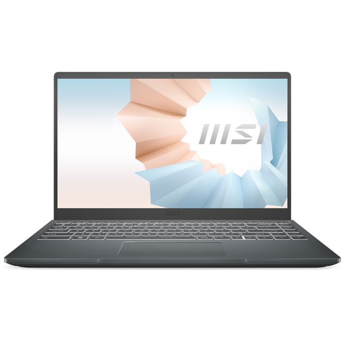 Laptop MSI Modern 14 B5M 204VN (Ryzen™ 5-5500U | 8GB | 512GB | AMD Radeon™ | 14 inch FHD | Win 11 | Xám)