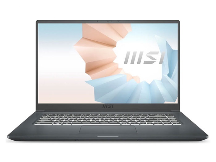 Laptop MSI Modern 15 A11MU-1024VN (Core™ i5-1155G7 | 8GB | 512GB | Intel® Iris® Xe | 15.6 inch FHD | Win 11 | Xám)