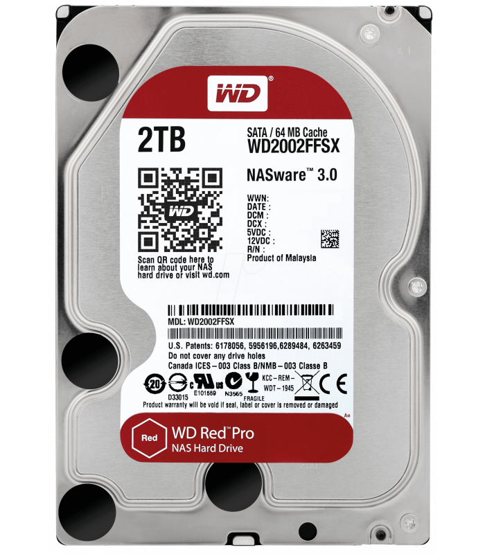 Ổ cứng Western Digital Red Pro 2TB 3.5 inch 64MB Cache 7200RPM WD2002FFSX