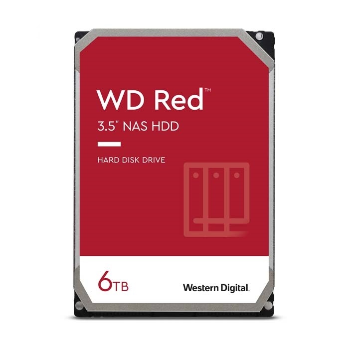 Ổ cứng Western Digital Red Plus 6TB 3.5 inch 128MB Cache 5400RPM WD60EFZX