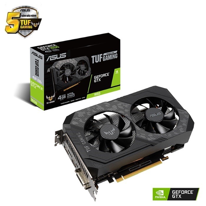 VGA ASUS TUF GeForce GTX 1650-4GD6-P-GAMING (4GB GDDR6, 128-bit, DVI+HDMI+DP)