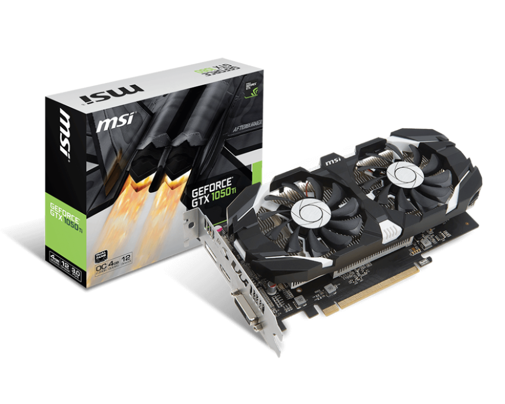 VGA MSI GTX 1050 Ti 4GT OCV1