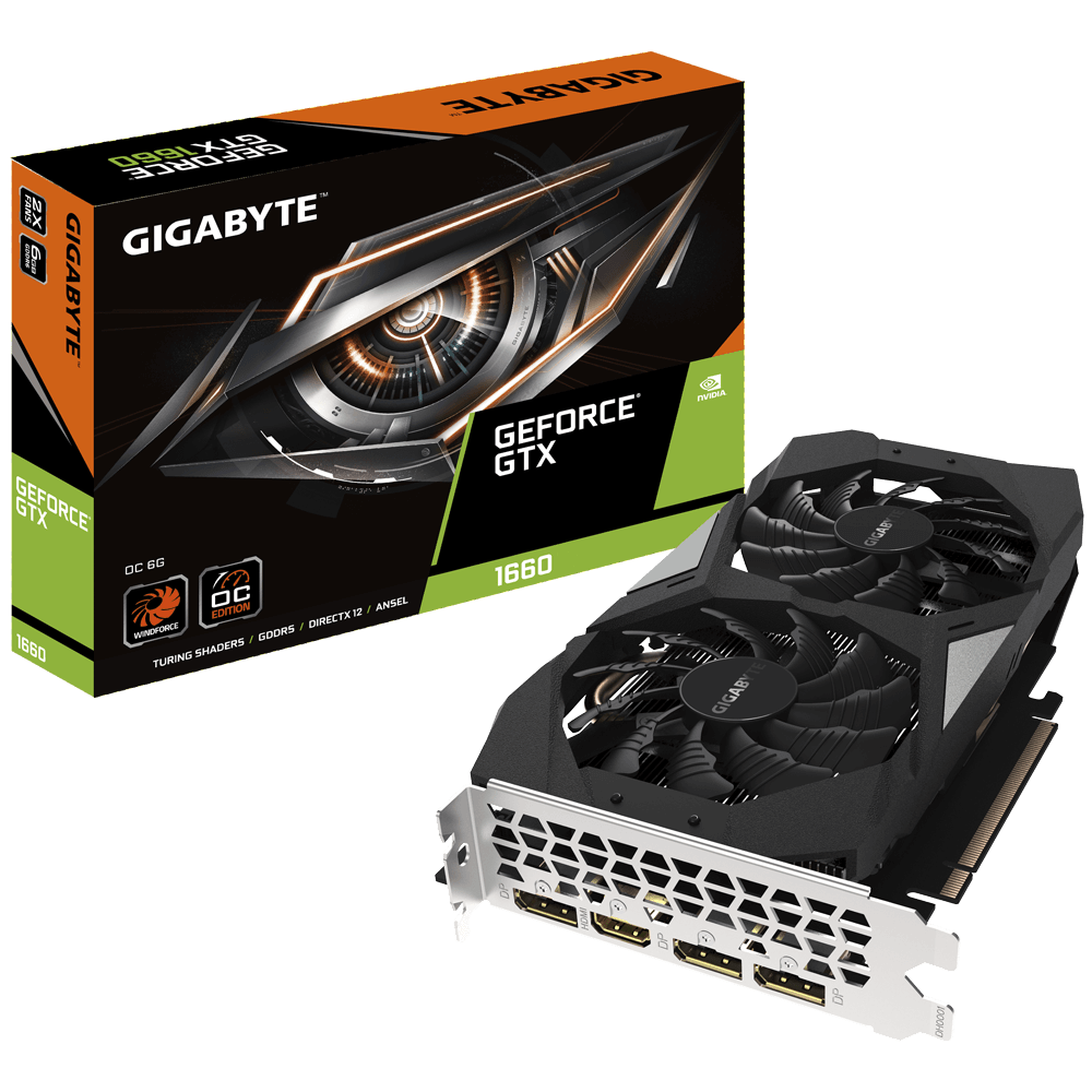 VGA Gigabyte GeForce GTX 1660 OC 6GB (GV-N1660OC-6GD)