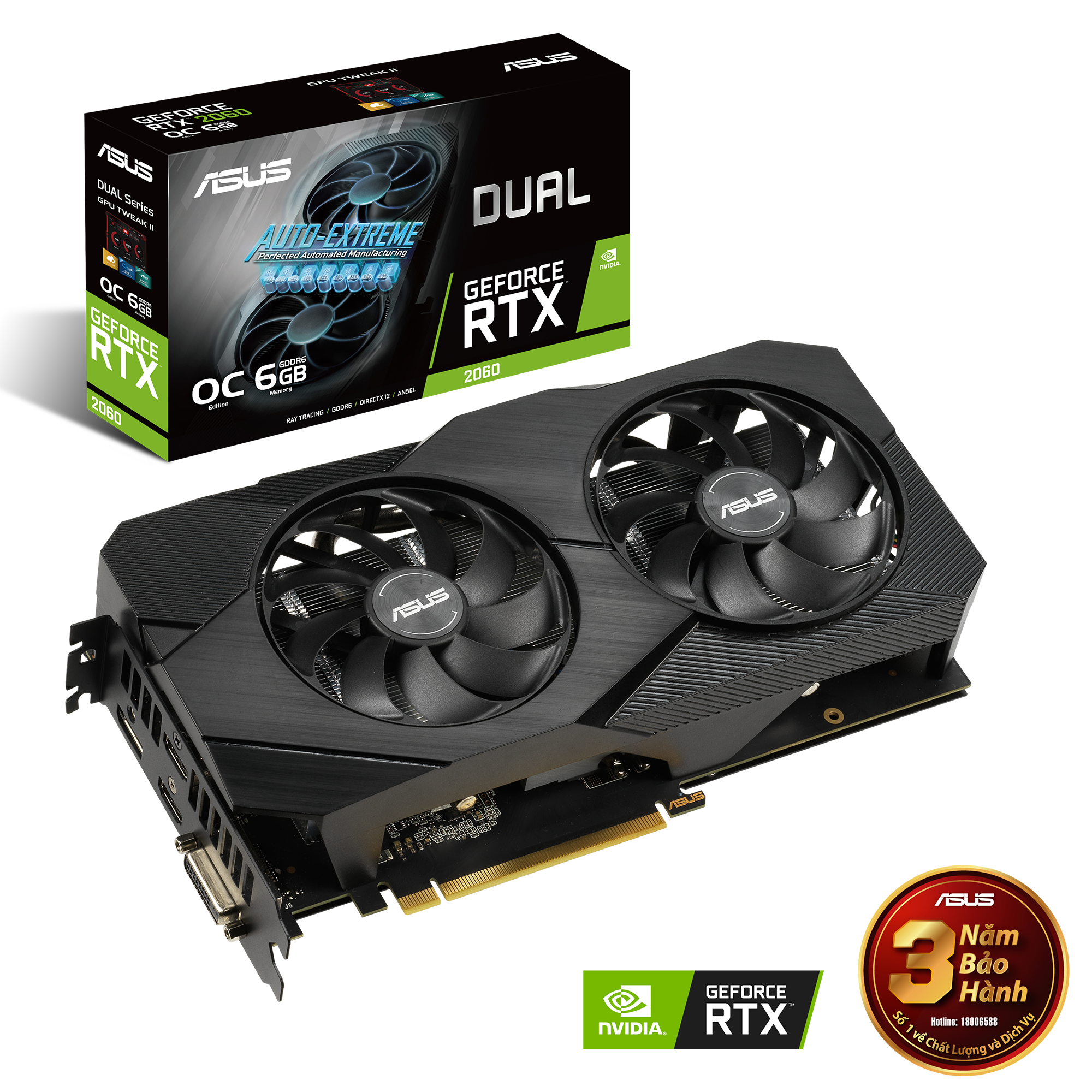 VGA ASUS DUAL-RTX2060-O6G-EVO