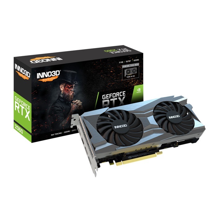 VGA INNO3D GEFORCE RTX 2060 12GB TWIN X2 OC GDDR6 (N20602-12D6X-1713VA32R)