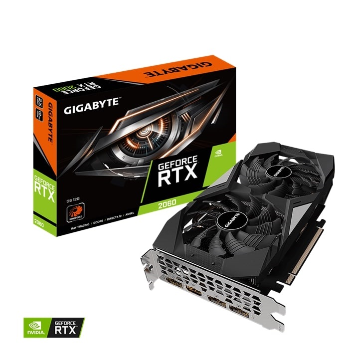 VGA Gigabyte RTX 2060 D6 12GB (N2060D6-12GD)