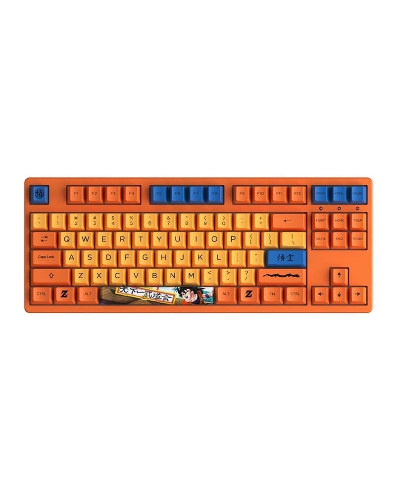 Bàn phím cơ AKKO 3087 RF Dragon Ball Z – Goku Akko V3 Cream Yellow switch