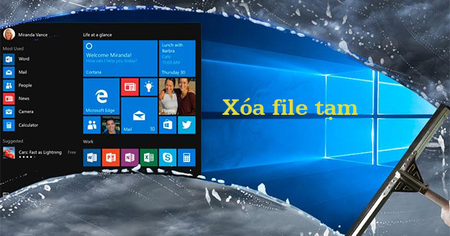 Xóa bớt các file tạm sẽ giúp máy chạy nhanh hơn