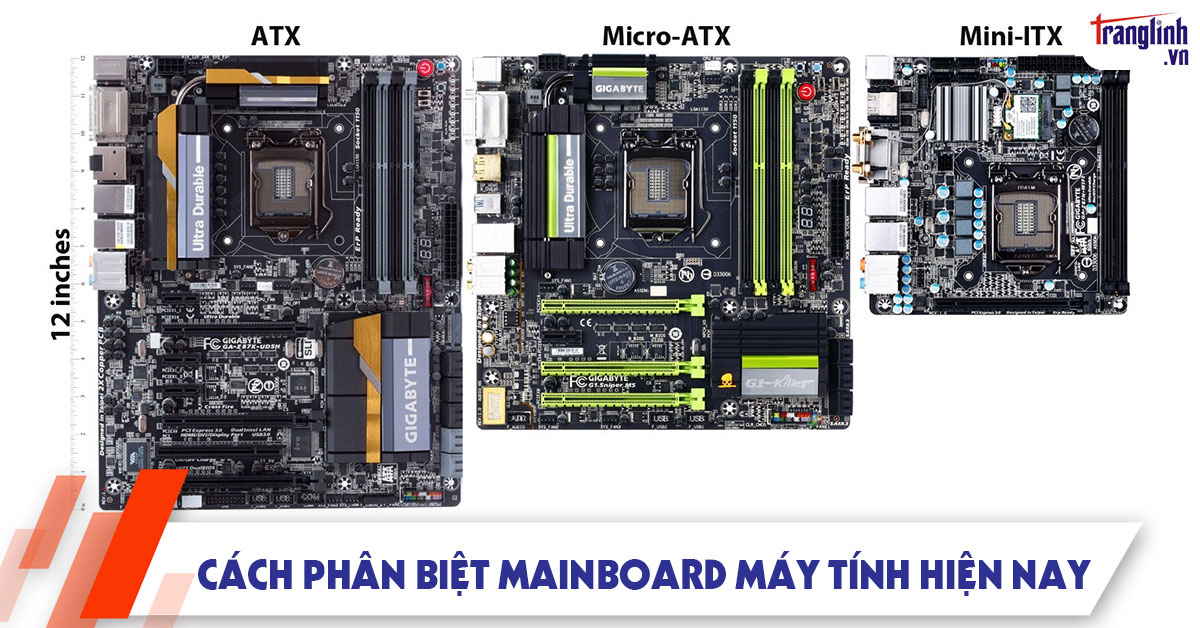 Cách phân biệt mainboard máy tính hiện nay