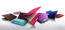 Asus ra mắt Eee PC Flare 1025C với 8 màu sắc