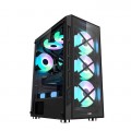 Vỏ case MIK TN10 (3 FAN GALAXY RGB)