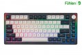 Bàn phím cơ Fuhlen H75S Smoke Panda 3 Mode Wireless Fuhlen Yellow Pro switch