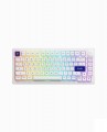 Bàn phím cơ AKKO 5075B Plus Multi-modes Blue on White Akko V3 Cream Blue switch