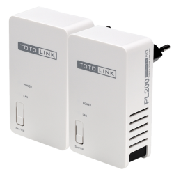 Thiết bị mạng Totolink PL200 KIT - Bộ KIT mở rộng mạng qua đường dây điện 200Mbps