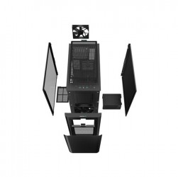 Vỏ case DEEPCOOL CK500 (Mid Tower/ Màu Đen/ 2 fan 12cm)