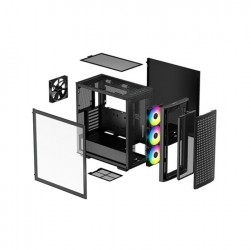 Vỏ case DEEPCOOL CK560 (Mid Tower/ Màu Đen/ 3 fan ARGB)