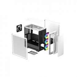 Vỏ case DEEPCOOL CK560 WH (Mid Tower/ Màu Trắng/ 3 fan ARGB)