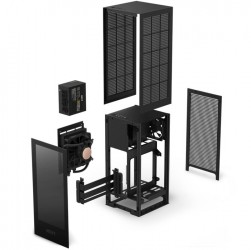 Vỏ case NZXT H1 CASE+PSU+COOLER BLACK V2 - 2021