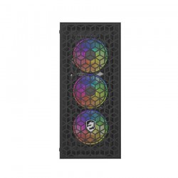 Vỏ Case Vitra PHANTOM A8 RGB Black  (Mid Tower/Màu Đen/Kèm sẵn 3 Fan RGB)