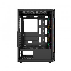 Vỏ Case Vitra PHANTOM A8 RGB Black  (Mid Tower/Màu Đen/Kèm sẵn 3 Fan RGB)