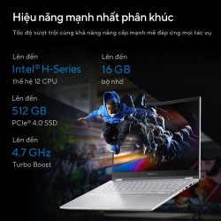 Laptop Asus Vivobook S Flip TN3402QA-LZ019W (Ryzen 5 5600H | 8GB | 512GB | AMD Radeon | 14 inch WUXGA | Cảm ứng | Win 11 | Silver)