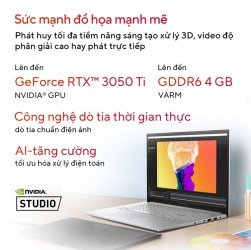 Laptop Asus Vivobook Pro15 OLED M6500RC-MA004W (Ryzen 7- 6800H | 16GB | 512GB | RTX 3050 4GB | 15.6-inch 2.8K | Win 11 | Bạc)