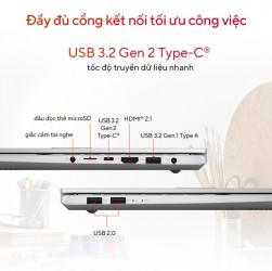 Laptop Asus Vivobook Pro15 OLED M6500RC-MA004W (Ryzen 7- 6800H | 16GB | 512GB | RTX 3050 4GB | 15.6-inch 2.8K | Win 11 | Bạc)