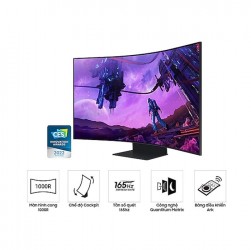 Màn hình máy tính thông minh Samsung Odyssey Ark G97NB LS55BG970NEXXV 55 inch 4K VA 165Hz Cong