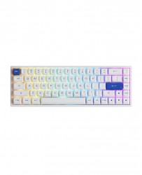 Bàn phím cơ AKKO 3068B Plus Multi-modes Blue on White Akko CS Jelly Pink switch