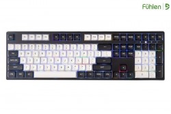 Bàn phím cơ Fuhlen H108S Panda 3 Mode Wireless Fuhlen Silver Pro switch