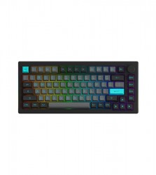 Bàn phím cơ AKKO 5075B Plus Multi-modes Black & Cyan Akko CS Wine Red switch