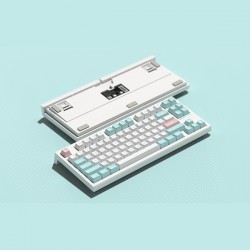 Bàn phím cơ FL-Esports FL750 Marshmallow 3 Mode Gasket Mount Kailh Box V2 Red switch