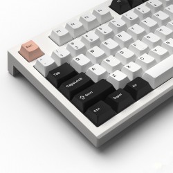 Bàn phím cơ FL-Esports FL750 White Olivia 3 Mode Gasket Mount Kailh Box V2 Red switch